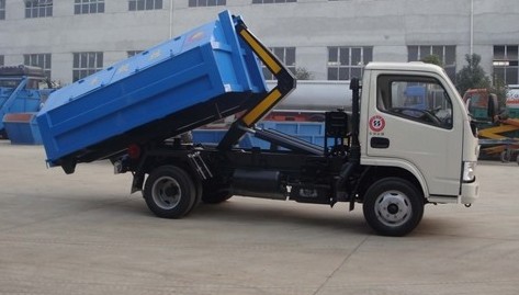 勾臂垃圾車?yán)鋱D片