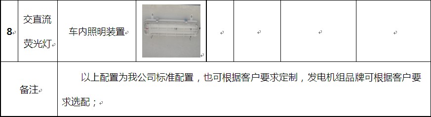國六江鈴移動電源車詳細配置