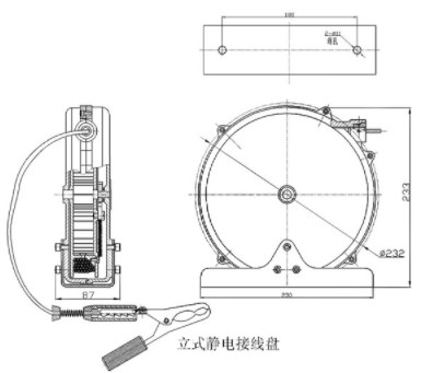 靜電接線盤(pán)產(chǎn)品結(jié)構(gòu)圖