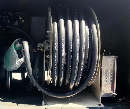 加油機電動卷盤_加油機電動卷管器_自動伸縮遙控卷盤_40-60米變頻調(diào)速電動卷盤